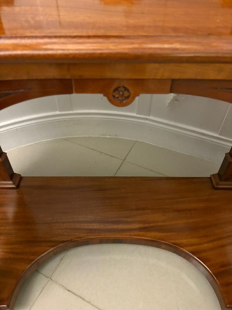 Quality Antique Victorian Carved Mahogany Dressing Table